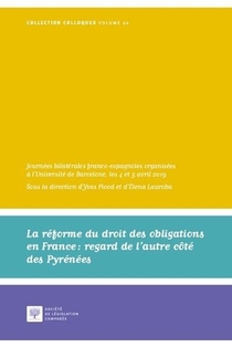 La Reforme Du Droit Des Obligations En France : Regard De L'autre Cote Des Pyrenees 