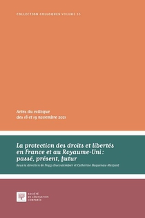 La Protection Des Droits Et Libertes En France Et Au Royaume-uni : Passe, Present, Futur Tome 55 