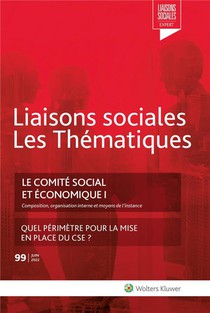 Liaisons Sociales ; Les Thematiques ; Le Comite Social Et Economique I 