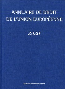 Annuaire De Droit De L'union Europeenne 2020 