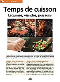 Temps De Cuisson : Legumes, Viandes, Poissons 