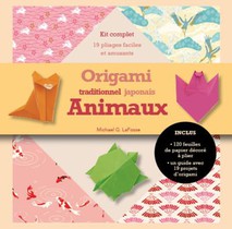 Origami Traditionnels Japonais : Animaux ; Kit Complet Avec Un Livret Et 120 Feuilles 