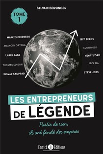 Les Entrepreneurs De Legende Tome 1 : Thomas Edison, Henry Ford, Steve Jobs, Jeff Bezos, Elon Musk 