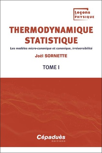 Thermodynamique Statistique T.1 : Les Modeles Micro-canonique Et Canonique, Irreversibilite 
