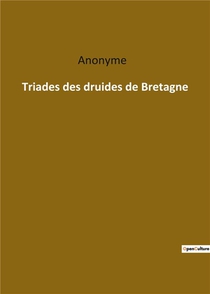 Triades Des Druides De Bretagne 