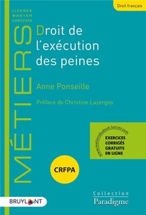 Droit De L'execution Des Peines 