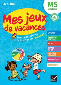 Mes Jeux De Vacances ; Ms Vers La Gs (edition 2022) 