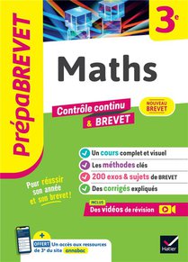 Prepabrevet : Maths ; 3e ; Controle Continu & Brevet 