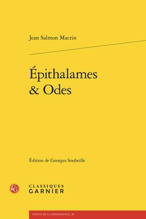 Epithalames Et Odes 