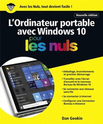 L'ordinateur Portable Avec Windows 10 Pour Les Nuls (edition 2017) 