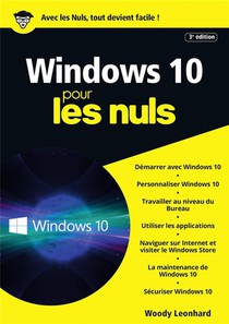 Windows 10 Pour Les Nuls (3e Edition) 