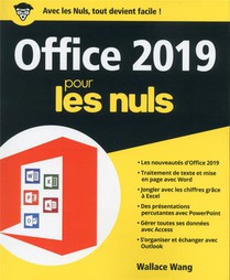 Office 2019 Pour Les Nuls (edition 2018) 