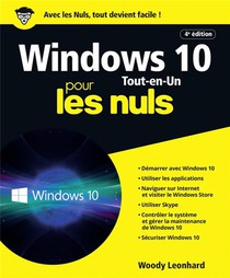 Windows 10 Pour Les Nuls ; Tout-en-un (4e Edition) 