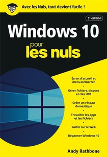 Windows 10 Poche Pour Les Nuls (5e Edition) 