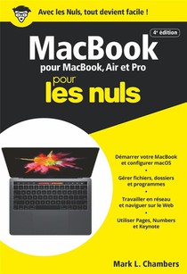 Macbook Pour Macbook, Air Et Pro Poche Pour Les Nuls (4e Edition) 