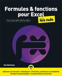 Formules Et Fonctions Pour Excel Pour Les Nuls 