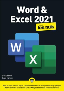 Word Et Excel Megapoche Pour Les Nuls (edition 2021) 