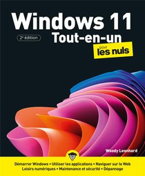 Windows 11 Tout-en-un Pour Les Nuls (2e Edition) 