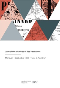 Journal Des Chantres Et Des Instituteurs 