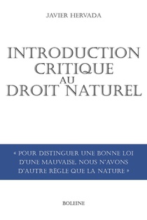 Introduction Critique Au Droit Naturel 