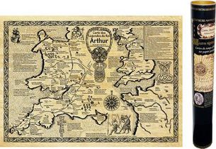 Carte Des Legendes Du Roi Arthur 