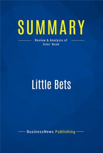 Little Bets : Review And Analysis Of Sims' Book 