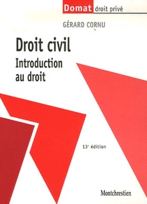Droit Civil ; Introduction Au Droit 