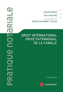 Droit International Prive Patrimonial De La Famille (3e Edition) 