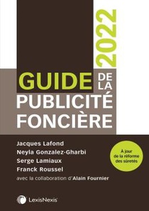Guide De La Publicite Fonciere (edition 2022) 