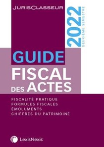 Guide Fiscal Des Actes 2e Semestre (edition 2022) 