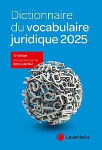 Dictionnaire Du Vocabulaire Juridique (edition 2025) 