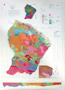 Carte Geologique De La Guyane ; Sans Notice 