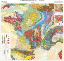Carte Geologique De La France Pliee  