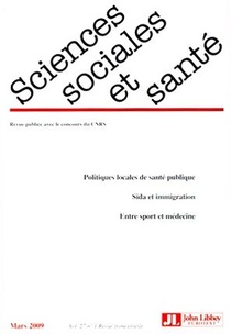 Politiques Locales De Sante Publique, Sida Et Immigration, Entre Sport Et Medecine (edition 2009) 