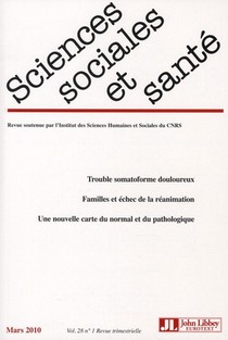 Trouble Somatoforme Douloureux ; Familles En Echec De La Reanimation ; Une Nouvelle Carte Du Normal Et Du Pathologique 