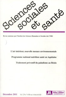 Revue Sciences Sociales Et Sante N.4 