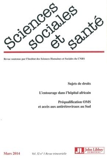 Revue Sciences Sociales Et Sante N.32 