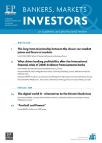 What Drives Banking Profitability After The Int.fin Crisis Of 2008? Bmi 152-153 - Bankers, Markets I 