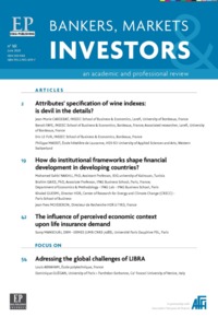 How Do Institutional Frameworks Shape Financial Dev In Dev.countries? Bmi 161 - Bankers, Markets Inv 