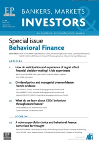 Behavioral Finance-special Issue Bmi 164 - Bankers, Markets Investors N 164-march 2021 