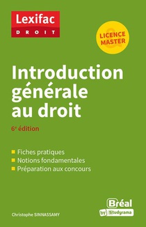 Introduction Generale Au Droit (6e Edition) 