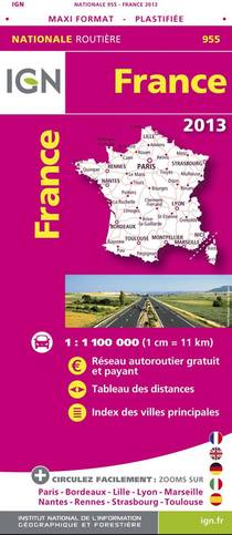 **955 France Maxi Format Plastifiee 2012 