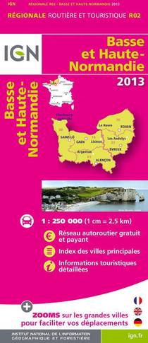 Aed Basse Et Haute-normandie 2013 1/250.000 