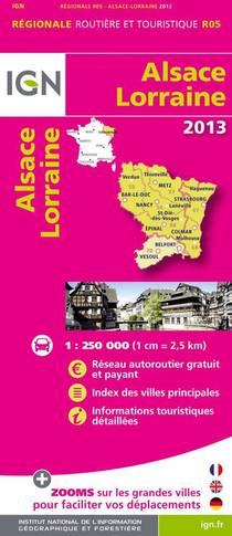 Aed Alsace/lorraine 2013 1/250.000 