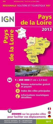 Aed Pays De La Loire 2013 1/250.000 