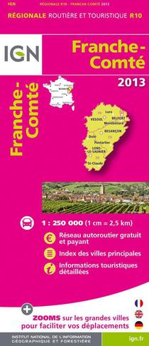 Aed Franche-comte 2013 1/250.000 