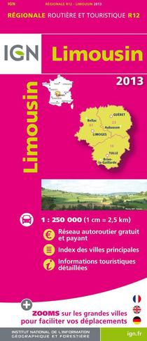 R12 Limousin 2013 1/250.000 