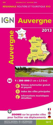 Aed Auvergne 2013 1/250.000 