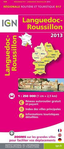 Aed Languedoc/roussillon 2013 1/250.000 