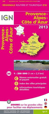 Aed Provence/alpes/cote D'azur 2013 1/250.000 